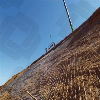 Tecco slope stabilization system